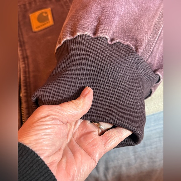 Rare Vintage Carhartt J06 Active Jacket - Quilted Lining  Burgundy (BRG) XL - Picture 12 of 16